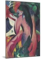 Red Woman-Franz Marc-Mounted Giclee Print