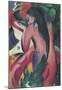 Red Woman-Franz Marc-Mounted Giclee Print