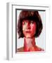 Red Woman-Enrico Varrasso-Framed Art Print