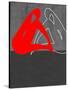 Red Woman-NaxArt-Stretched Canvas