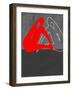 Red Woman-NaxArt-Framed Art Print