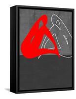 Red Woman-NaxArt-Framed Stretched Canvas