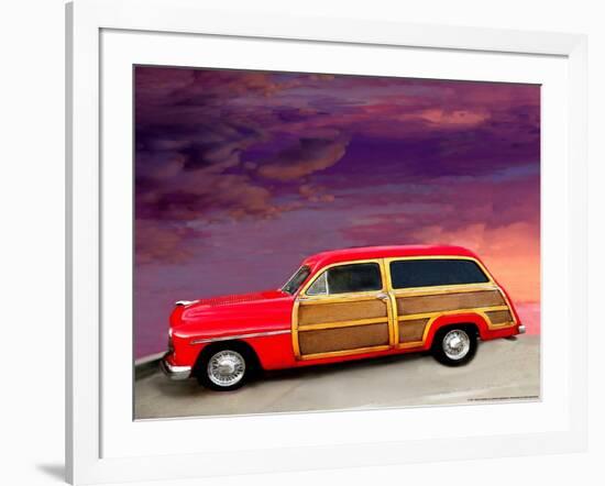 Red Woody-Linden Sally-Framed Art Print