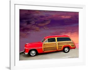 Red Woody-Linden Sally-Framed Art Print