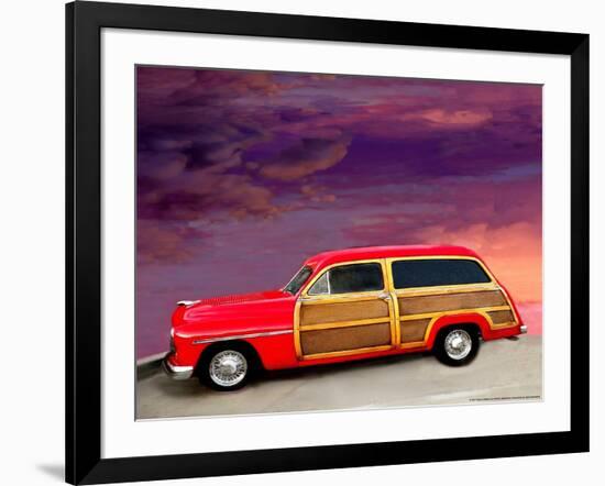 Red Woody-Linden Sally-Framed Art Print