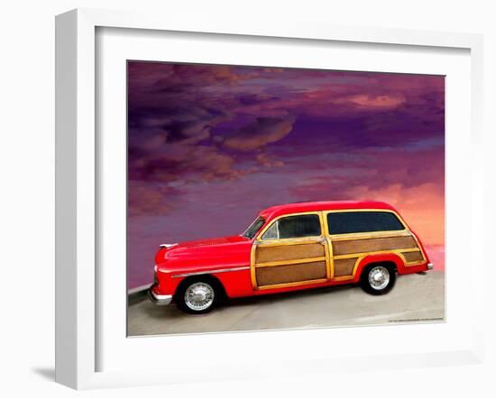 Red Woody-Linden Sally-Framed Art Print