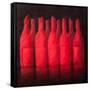 Red Wrapped Wine, 2012-Lincoln Seligman-Framed Stretched Canvas