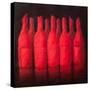 Red Wrapped Wine, 2012-Lincoln Seligman-Stretched Canvas