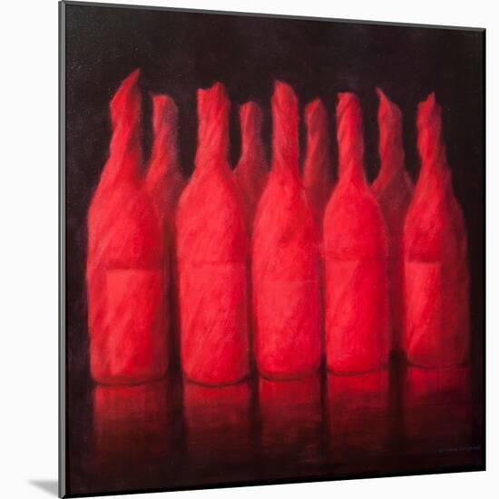 Red Wrapped Wine, 2012-Lincoln Seligman-Mounted Giclee Print