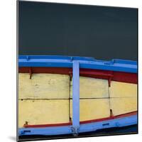Red, Yellow and Blue Boat-Mike Burton-Mounted Photographic Print