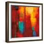 Red Zone I-Brent Nelson-Framed Art Print