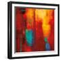 Red Zone I-Brent Nelson-Framed Art Print