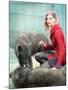 Red-Winter Wolf Studios-Mounted Photographic Print