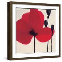 Red-Ivo-Framed Art Print