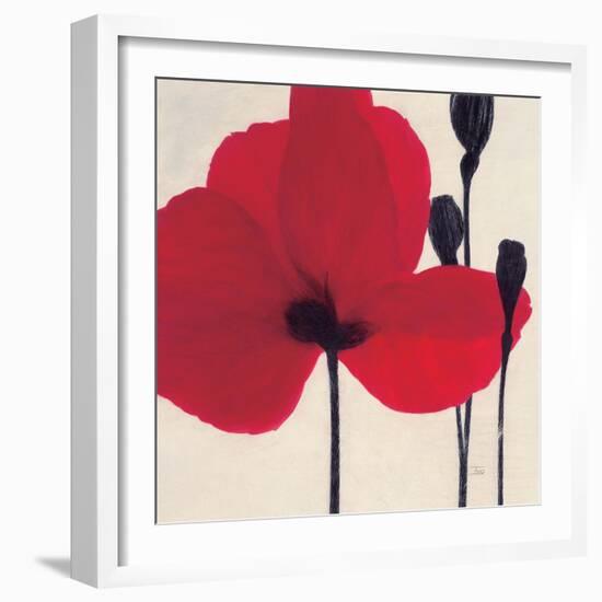 Red-Ivo-Framed Art Print