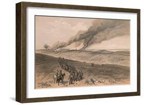 Redan and Advanced Trenches of British Right Attack, 1856-Thomas Picken-Framed Giclee Print