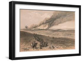 Redan and Advanced Trenches of British Right Attack, 1856-Thomas Picken-Framed Giclee Print