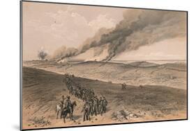 Redan and Advanced Trenches of British Right Attack, 1856-Thomas Picken-Mounted Giclee Print