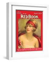 Redbook, April 1924-null-Framed Art Print