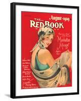 Redbook, August 1929-null-Framed Art Print