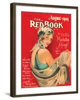 Redbook, August 1929-null-Framed Art Print