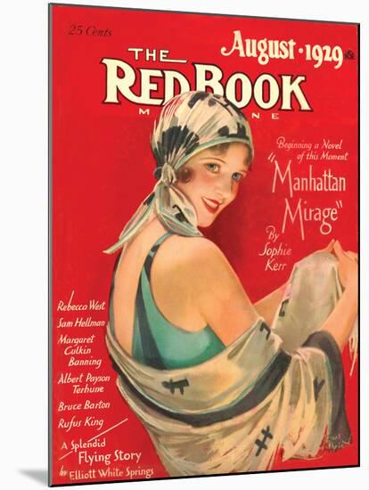 Redbook, August 1929-null-Mounted Art Print
