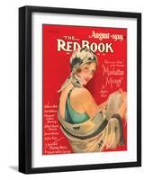 Redbook, August 1929-null-Framed Art Print