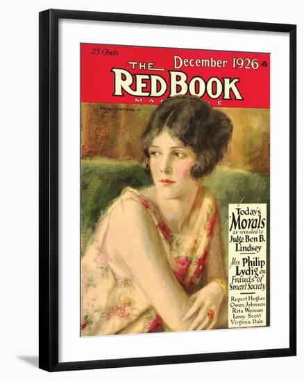 Redbook, December 1926-null-Framed Art Print