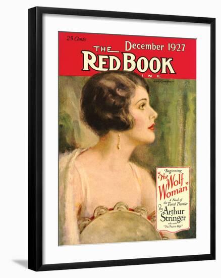 Redbook, December 1927-null-Framed Art Print