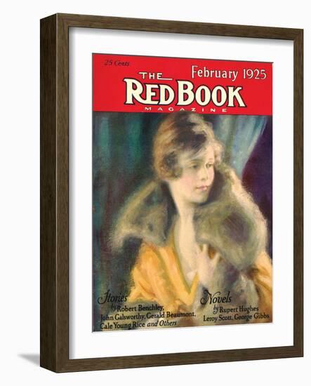 Redbook, February 1925-null-Framed Art Print