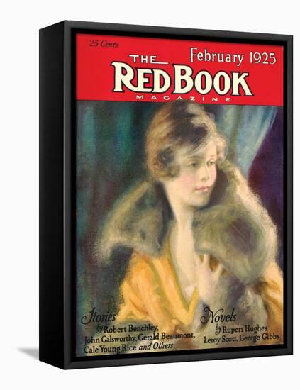 Redbook, February 1925-null-Framed Stretched Canvas