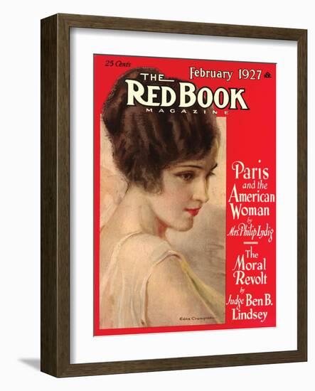 Redbook, February 1927-null-Framed Art Print