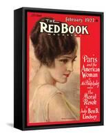 Redbook, February 1927-null-Framed Stretched Canvas