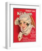 Redbook, January 1929-null-Framed Art Print