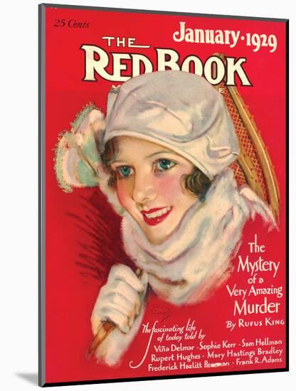 Redbook, January 1929-null-Mounted Art Print