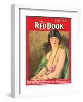 Redbook, July 1925-null-Framed Art Print