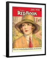 Redbook, July 1926-null-Framed Art Print