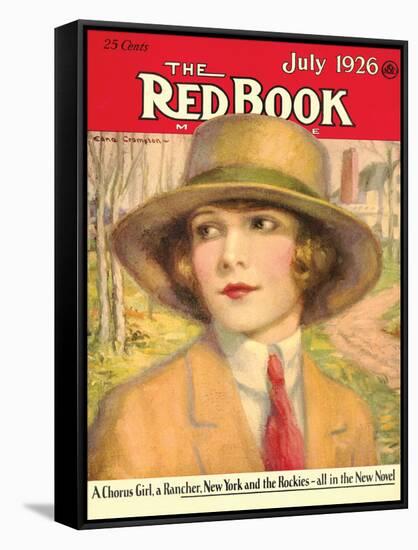 Redbook, July 1926-null-Framed Stretched Canvas