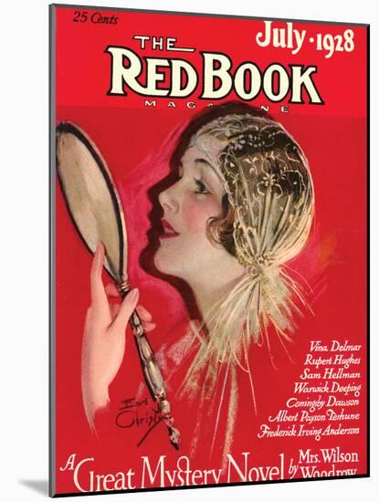 Redbook, July 1928-null-Mounted Art Print