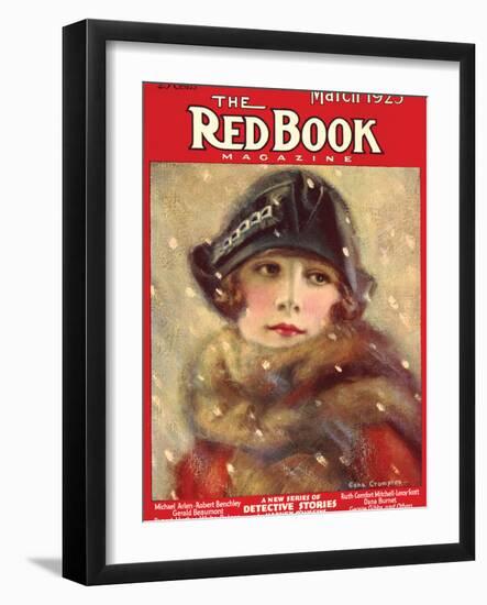 Redbook, March 1925-null-Framed Art Print