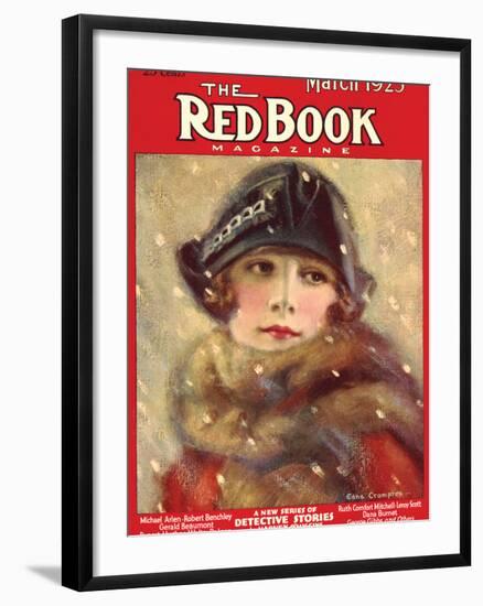 Redbook, March 1925-null-Framed Art Print