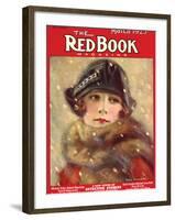 Redbook, March 1925-null-Framed Art Print