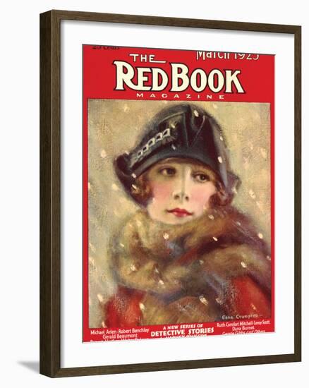 Redbook, March 1925-null-Framed Art Print