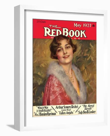 Redbook, May 1927-null-Framed Art Print
