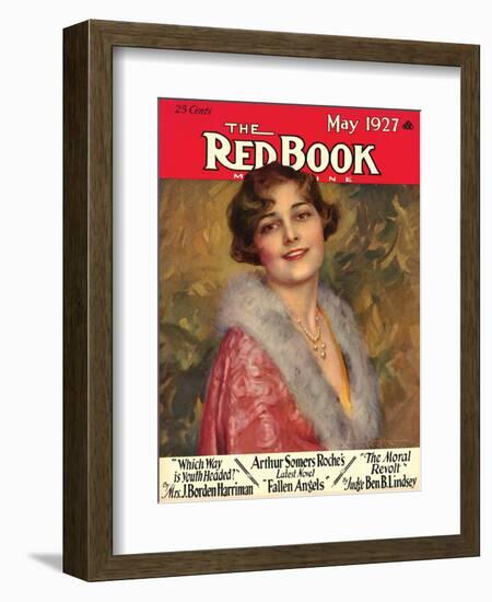 Redbook, May 1927-null-Framed Art Print