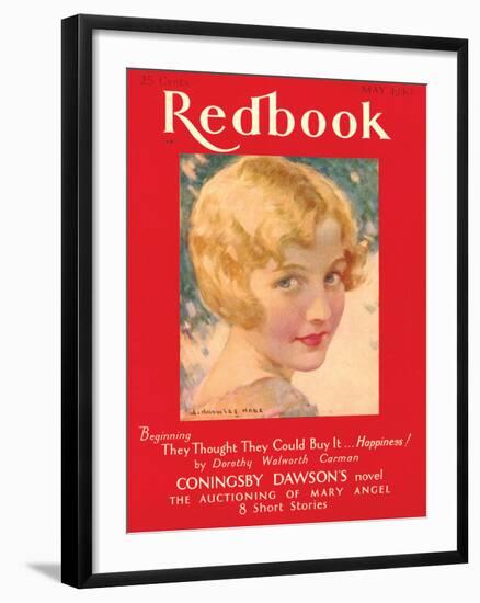 Redbook, May 1930-null-Framed Art Print