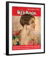 Redbook, November 1927-null-Framed Art Print