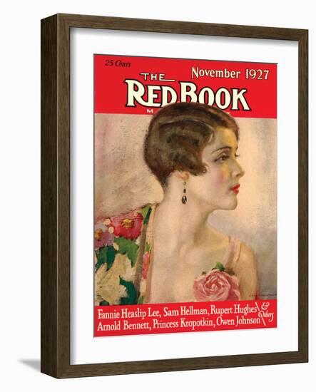 Redbook, November 1927-null-Framed Art Print