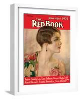 Redbook, November 1927-null-Framed Art Print