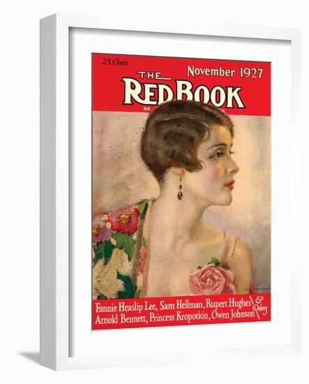 Redbook, November 1927-null-Framed Art Print